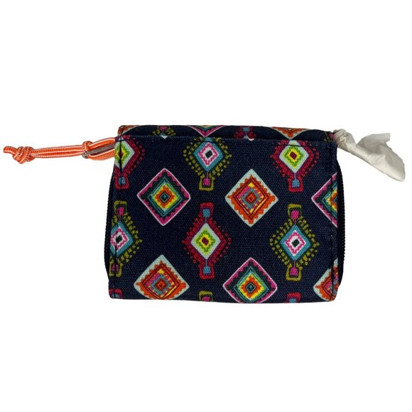 Vera Bradley RFID Small Wallet ID Window Zipper Pocket 4"x3.5" New - Picture 1 of 7